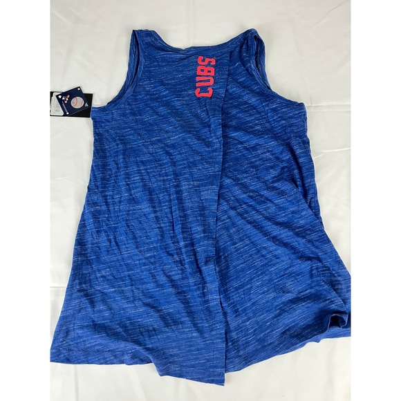 New Era MLB Chicago Cubs Tank‎ Top Womens S Blue Baseball Sleeveless Shirt - Picture 6 of 9